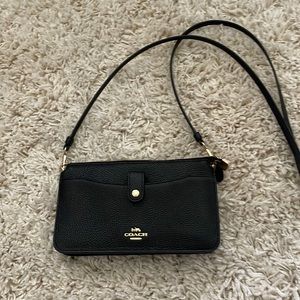 coach black purse